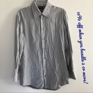 Giorgio Armani Men’s Long Sleeve  Dress Shirt